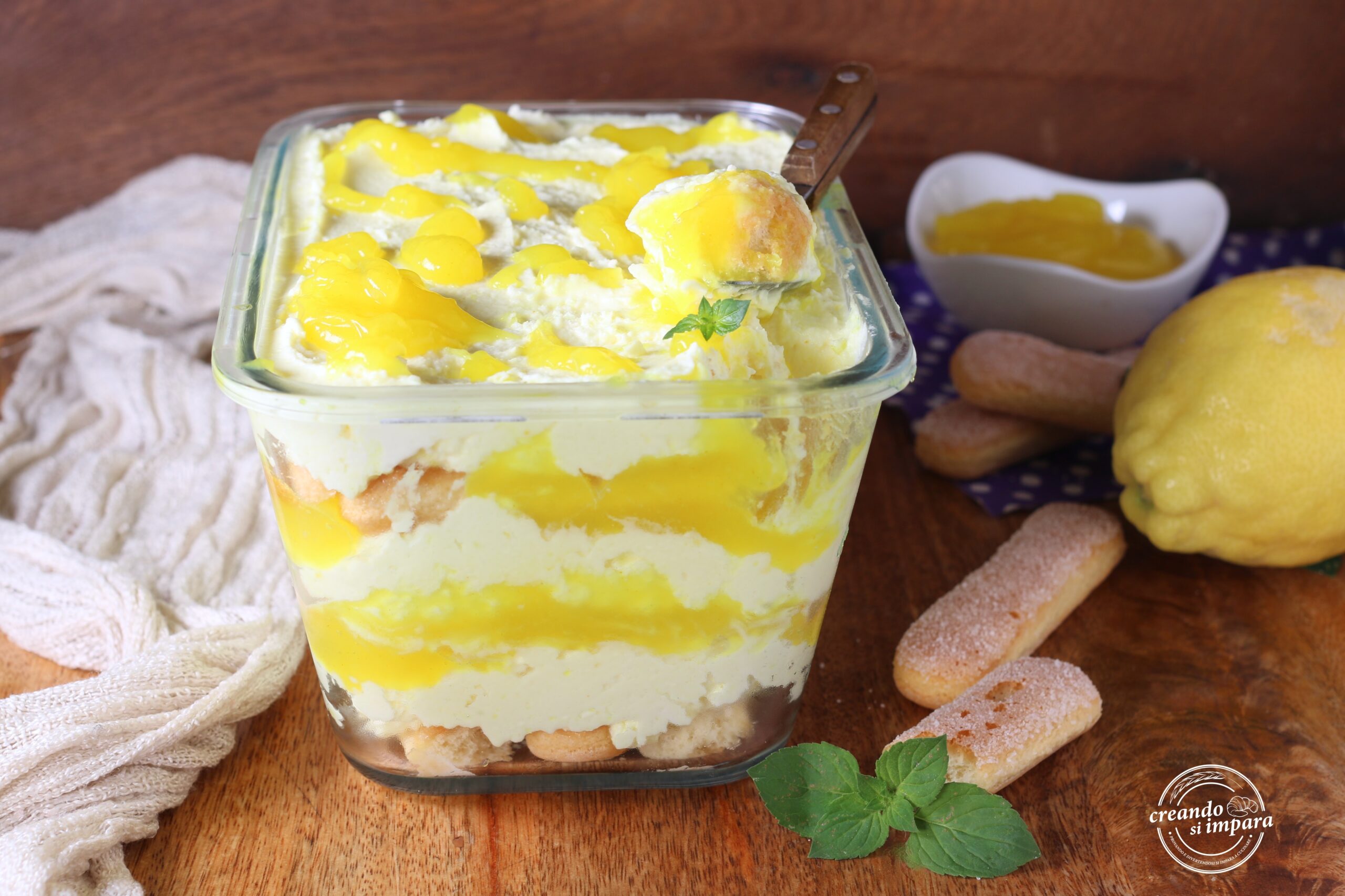 Doce cremoso de limão