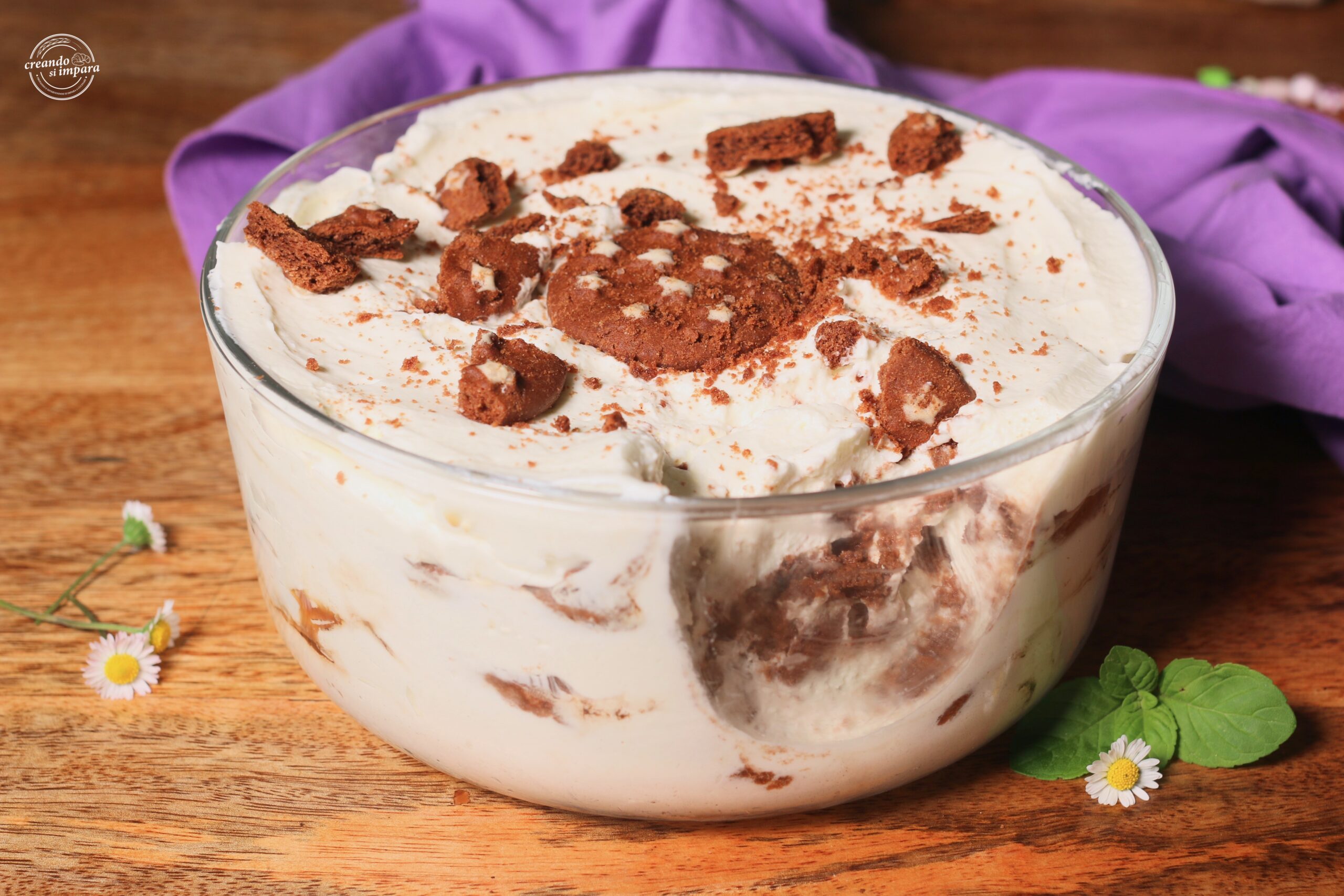 Doce cremoso pan di stelle