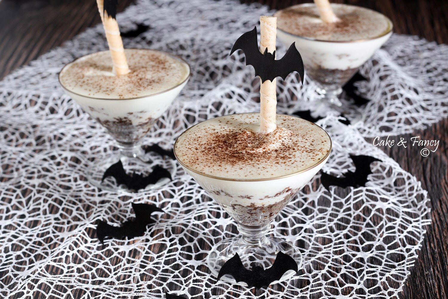 Doce de Halloween com abóbora