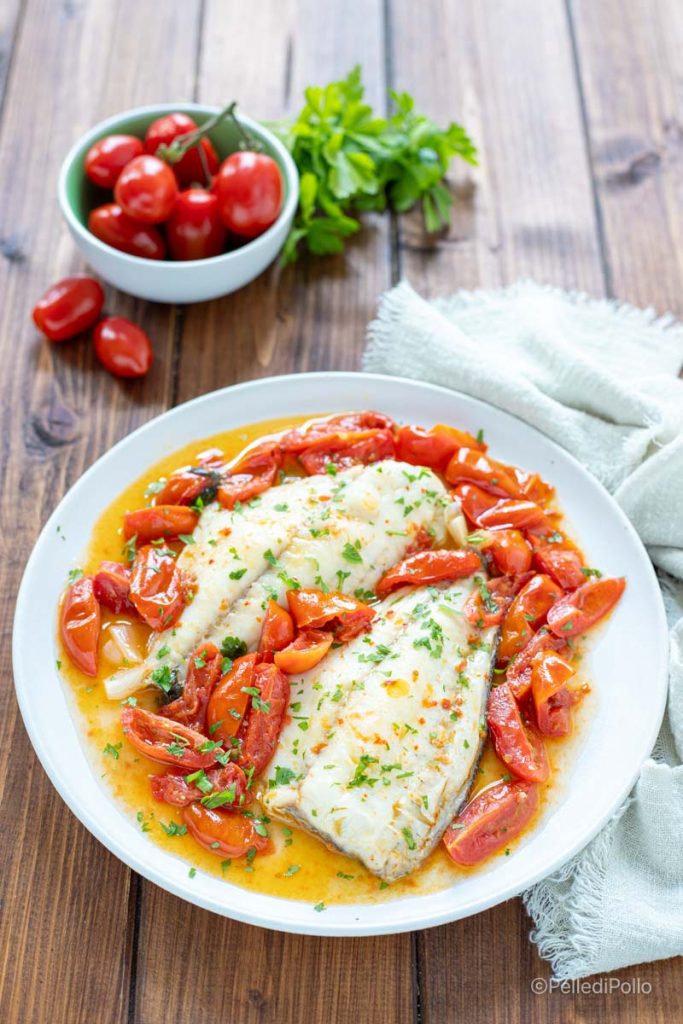 dourada ao 'acqua pazza' na frigideira