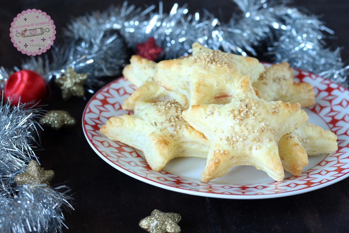 ESTRELAS DE MASSA FOLHADA RECHEADAS perfeitas para o aperitivo das Festas