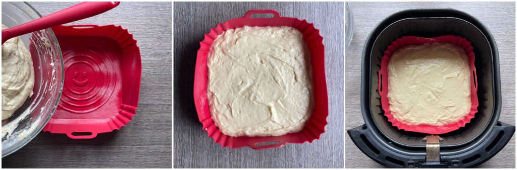 Bolo de laranja na fritadeira elétrica