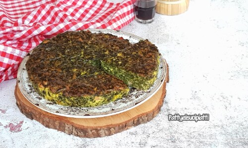 Omelete de espinafre ao forno