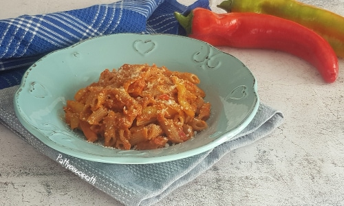 Pasta com pimentões Cornélio