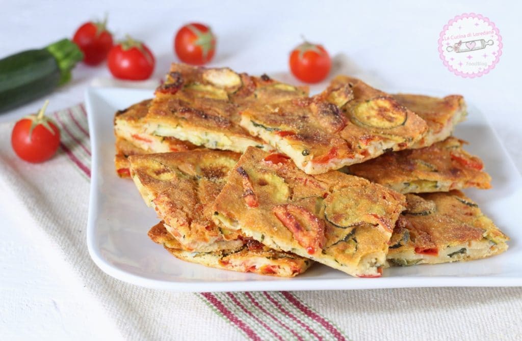 focaccia com farinha de grão-de-bico