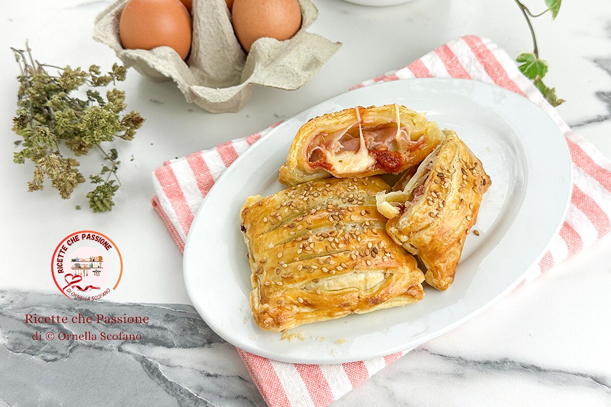 Folhados à pizzaiola deliciosos e rápidos na fritadeira sem óleo