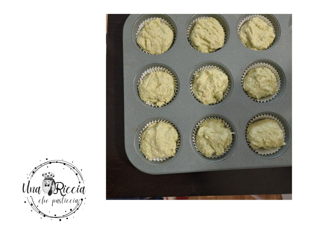 forma e cozimento muffin de brócolis