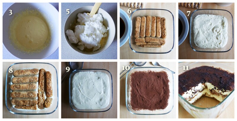 foto receita passo a passo TIRAMISU