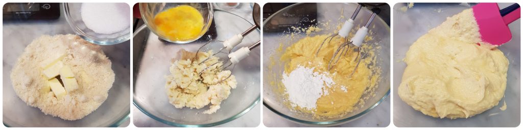torta com geleia de cenoura e frangipane