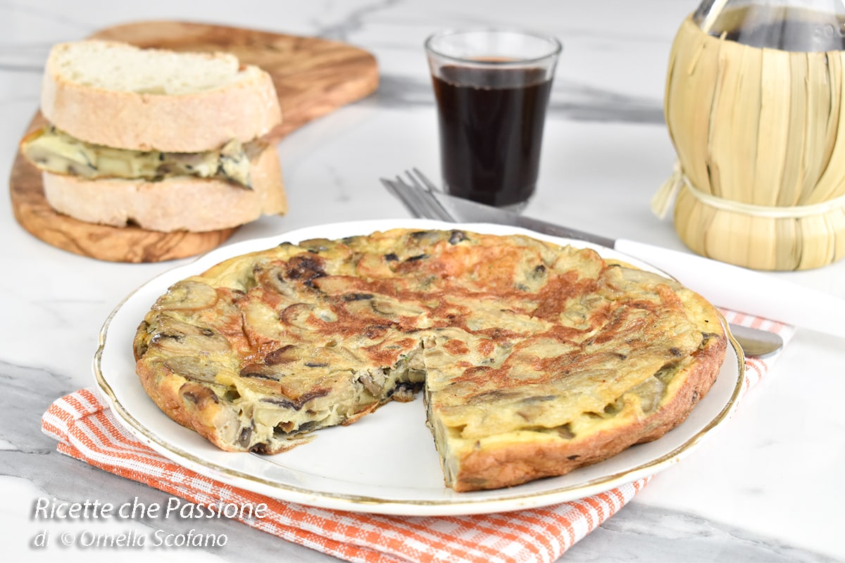 Fritada de cogumelos champignon