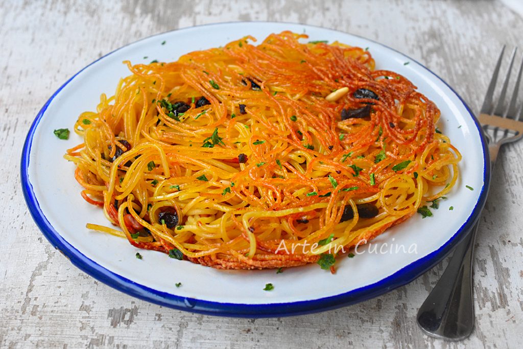 Frittata di scammaro sem ovos receita napolitana