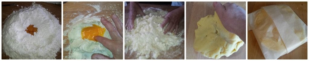 torta com geleia de pêssego