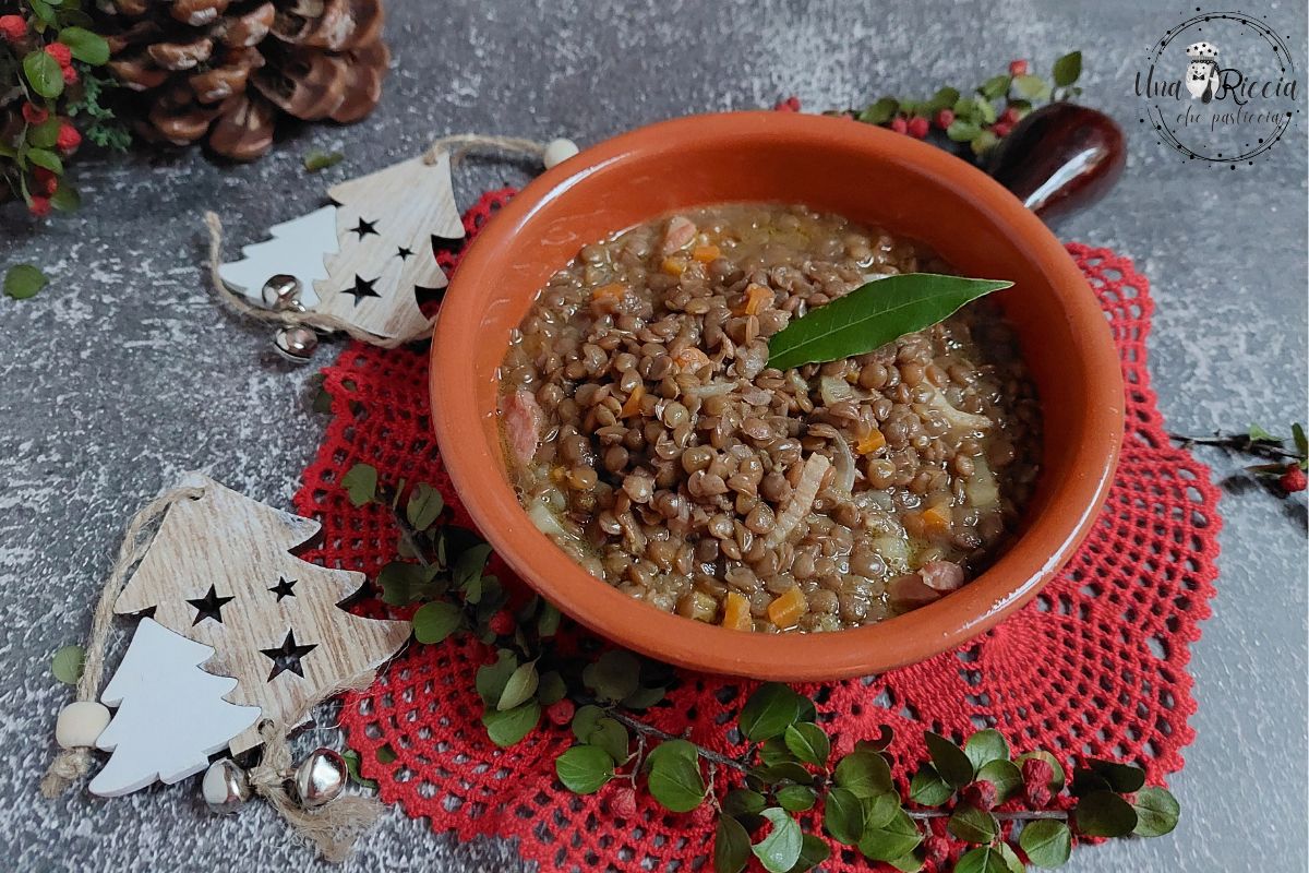 Guarnição de lentilhas para festas