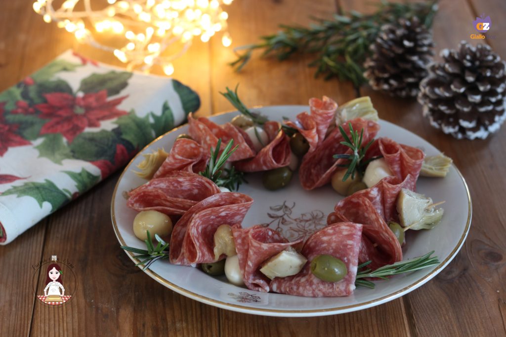 Aperitivo guirlanda de Natal