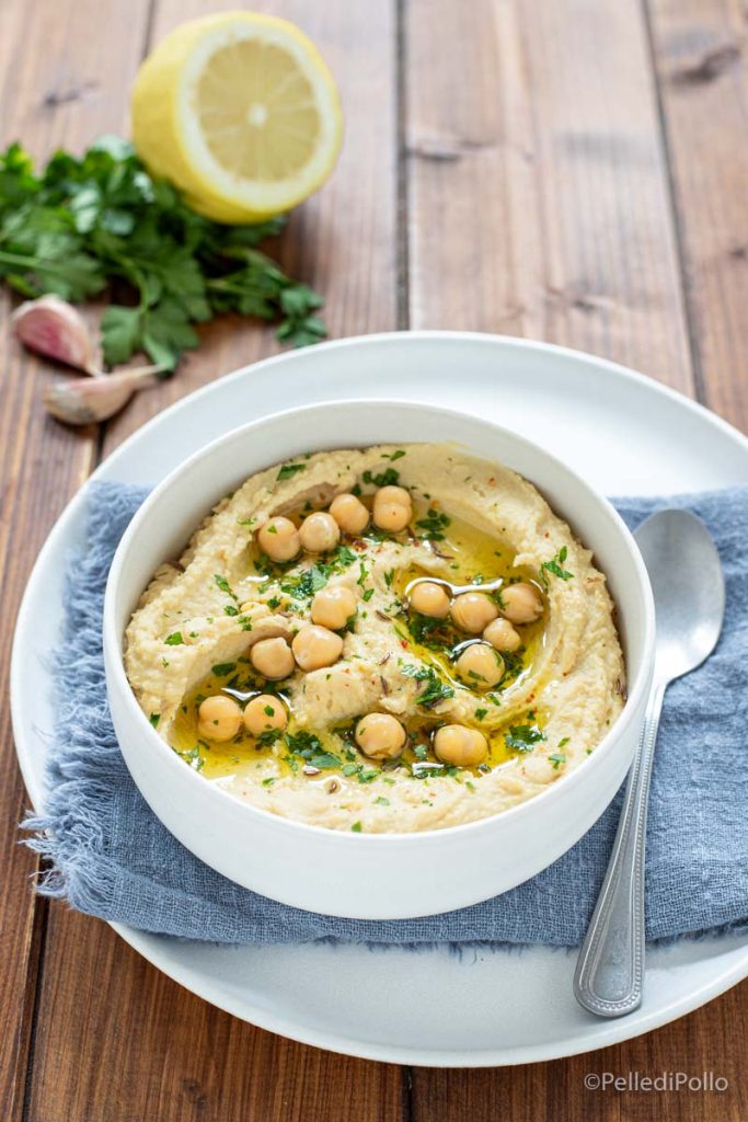 receita simples de homus