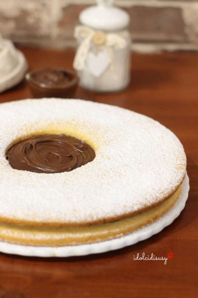 idolcidisusy Torta de olho de boi com Nutella