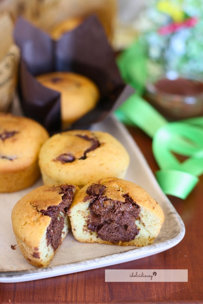 idolcidisusy muffins cremosos de Nutella