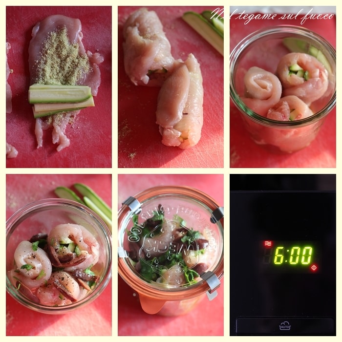 peito de frango fino abobrinhas pote