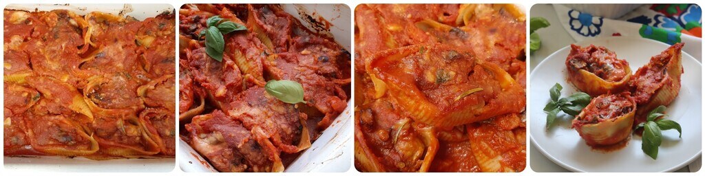 Você também pode usar lumaconi ou paccheri para fazer recheados.