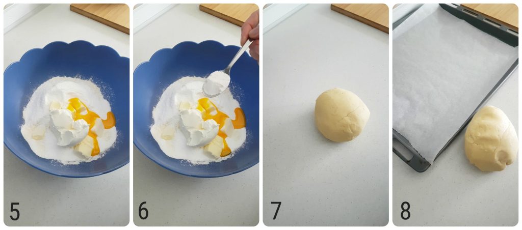 biscoitos com Philadelphia