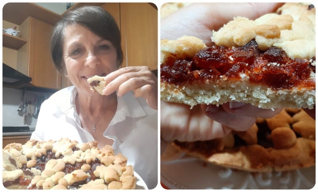Torta com geleia de marmelo aroma de outono