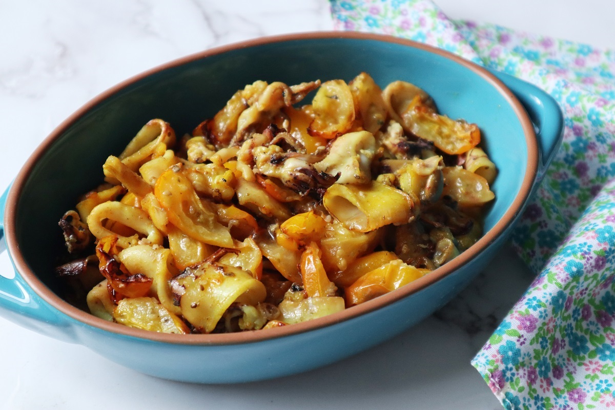 Lulas deliciosas na fritadeira a ar