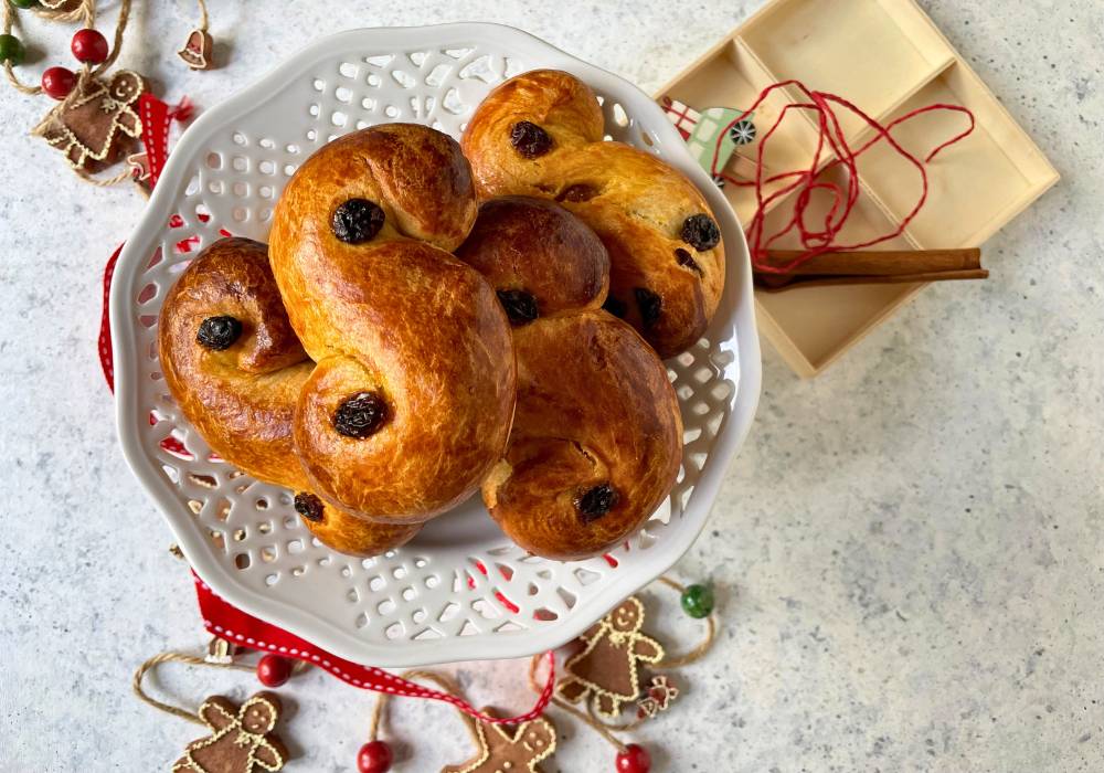 Lussekatter os docinhos suecos de Santa Lúcia