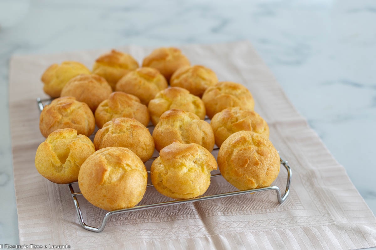 Massa de choux com óleo