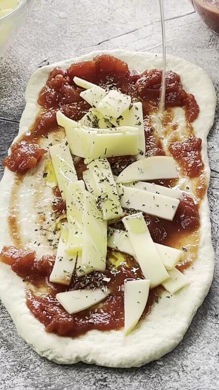 mini pizzas sem fermentação