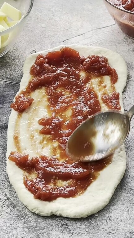 mini pizzas sem fermentação