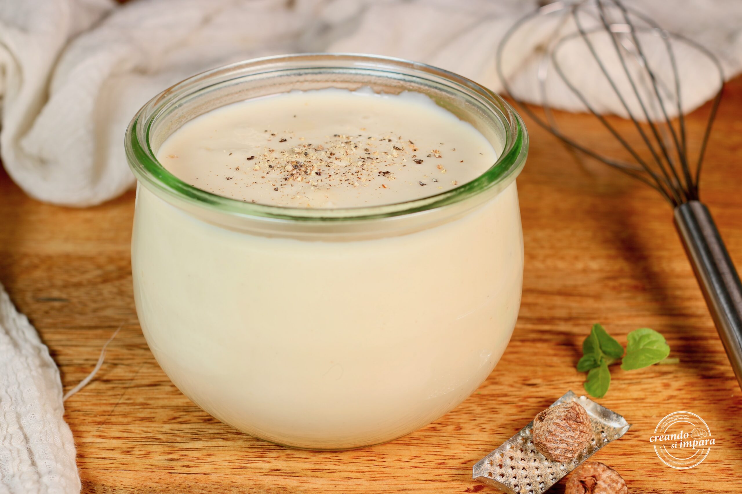 Molho branco com azeite de oliva extravirgem