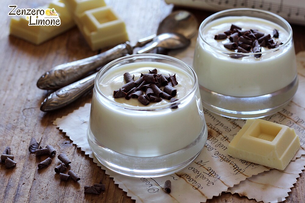 Mousse de chocolate branco