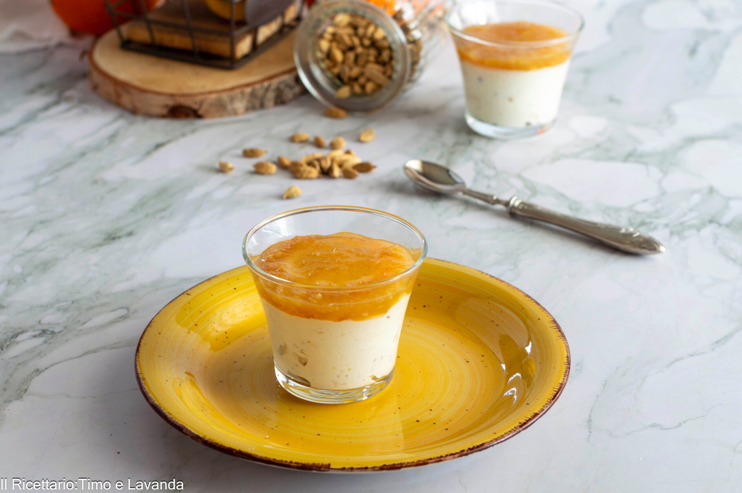 Mousse de frutas cítricas