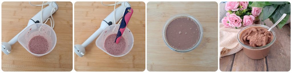 Mousse de chocolate com apenas 2 ingredientes