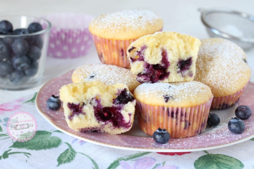muffin de mirtilos