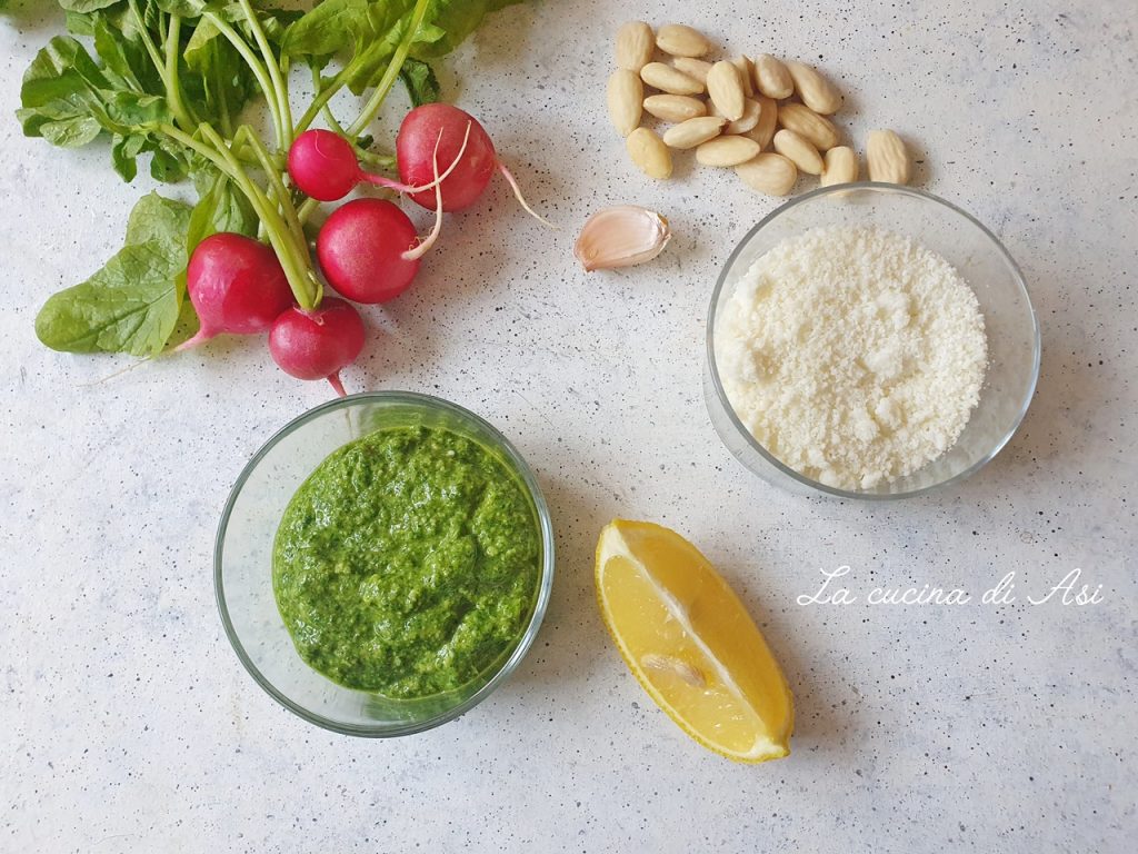 o pesto rápido de rabanetes