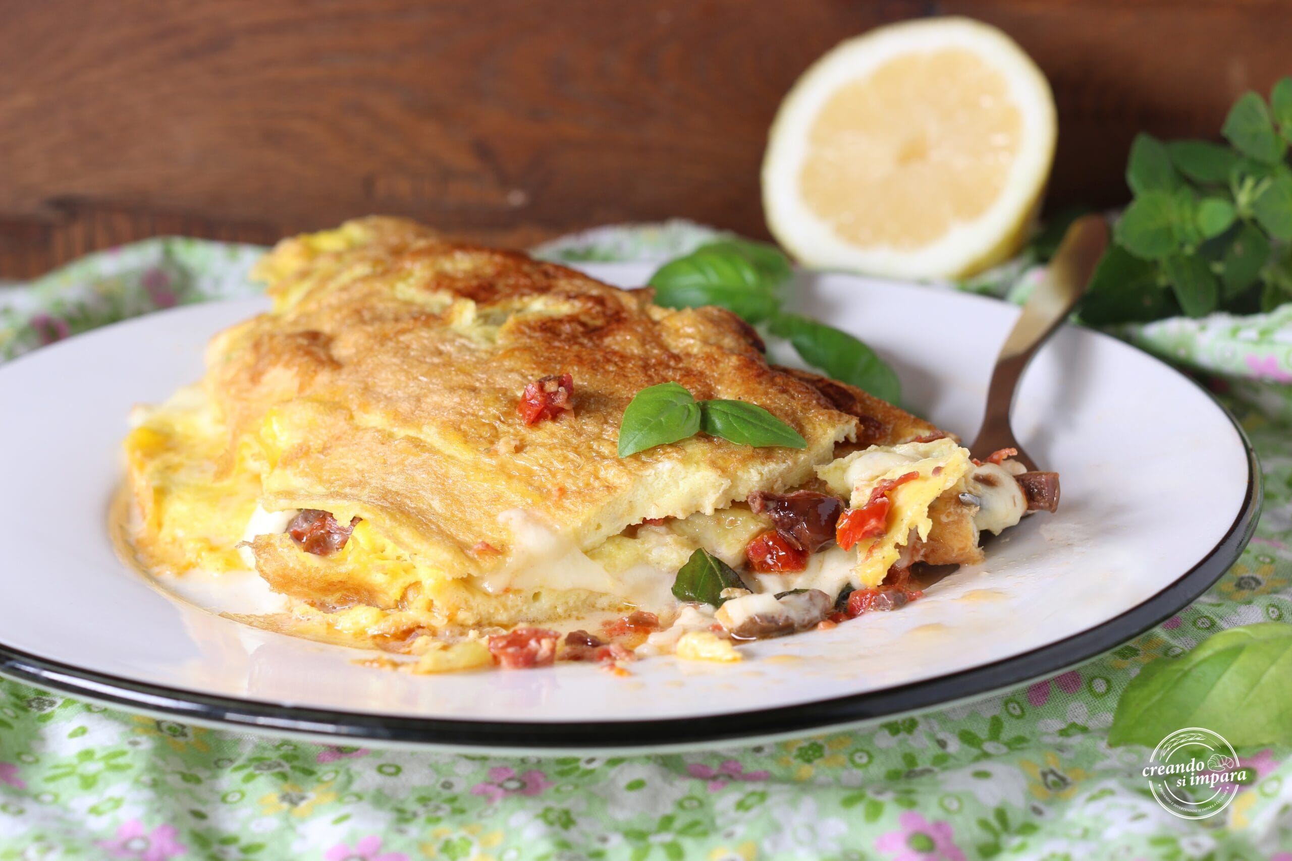 Omelete à mediterrânea