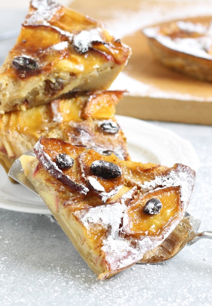 Omelete doce de maçã na fritadeira elétrica