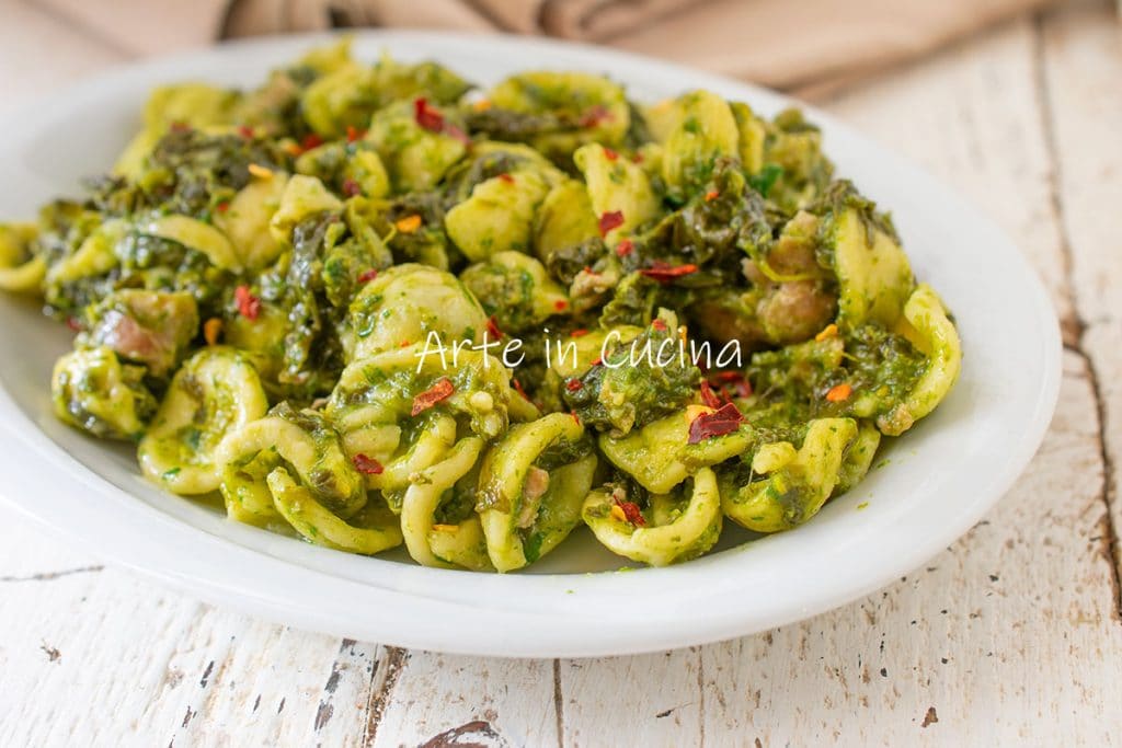 ORECCHIETTE com NABIÇAS e LINGUIÇAS