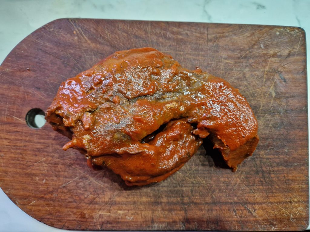 A língua de vitelo ao molho