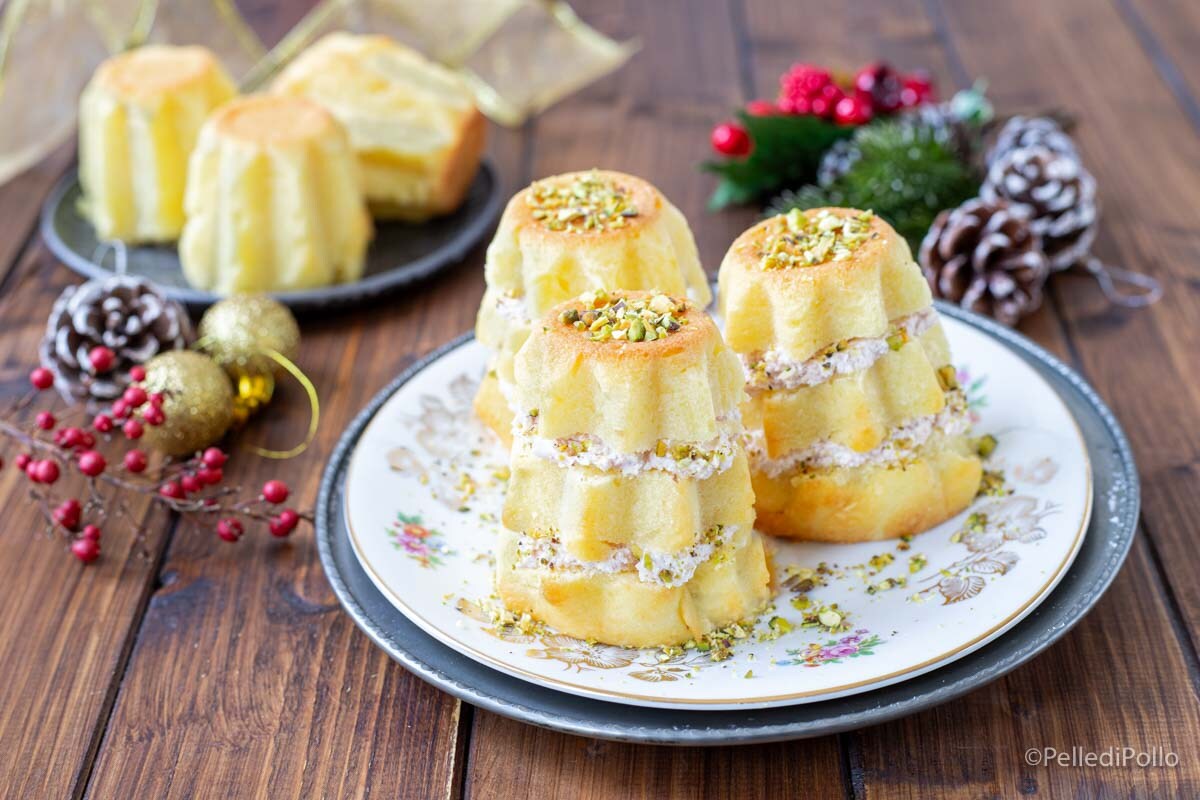 Pandorini salgados com mousse de mortadela