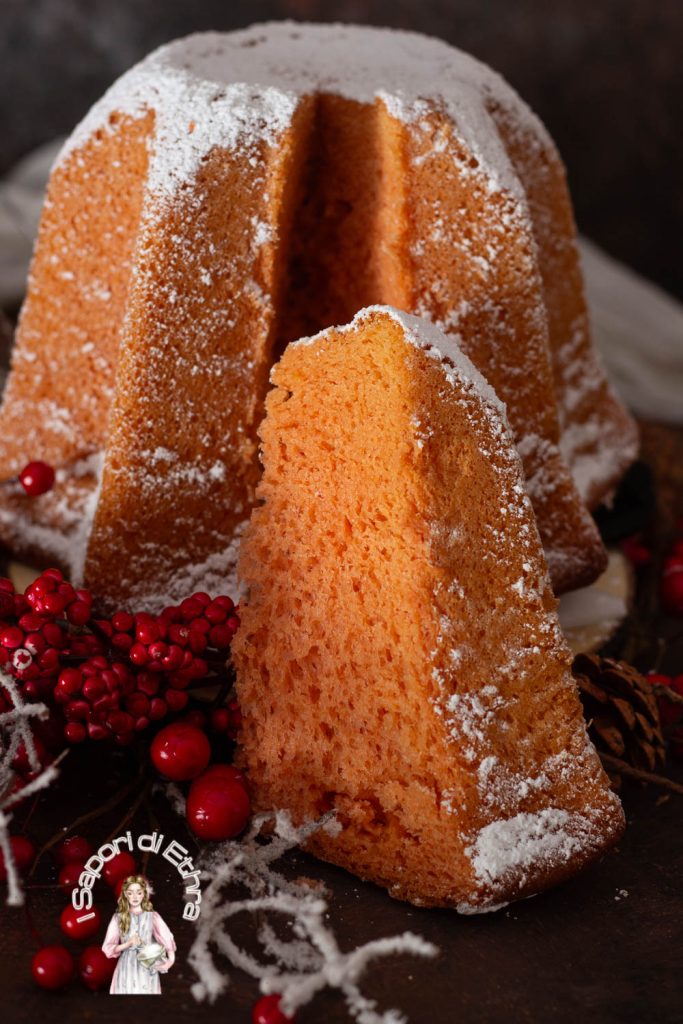 Pandoro com fermento natural e beterraba