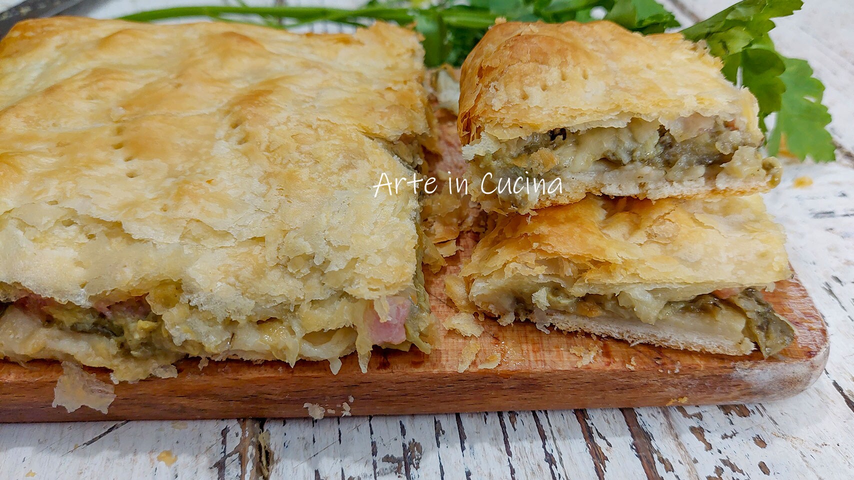 PARIGINA RÁPIDA com ALCACHOFRA e bacon