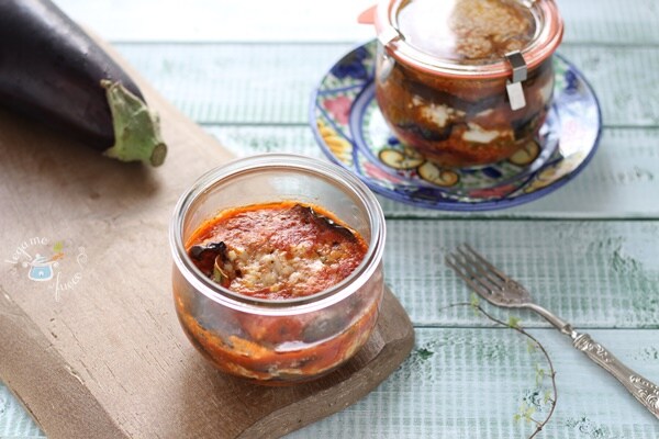 Parmegiana de berinjela em vasocottura