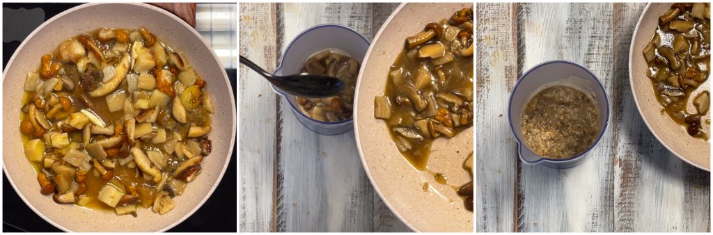 Cannelloni presunto e cogumelos