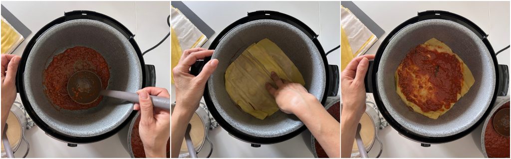 Lasanhas cozidas na instant pot