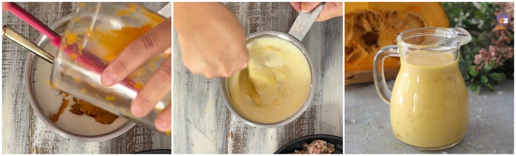 Molho Bechamel de Abóbora