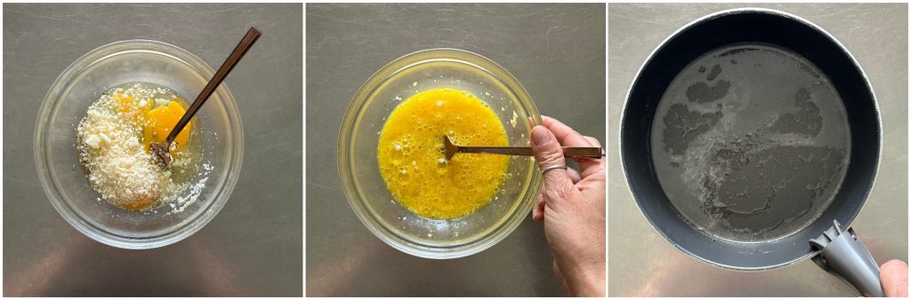 Omelete no micro-ondas