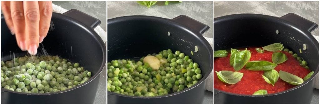 Timbale de arroz com tomate no micro-ondas