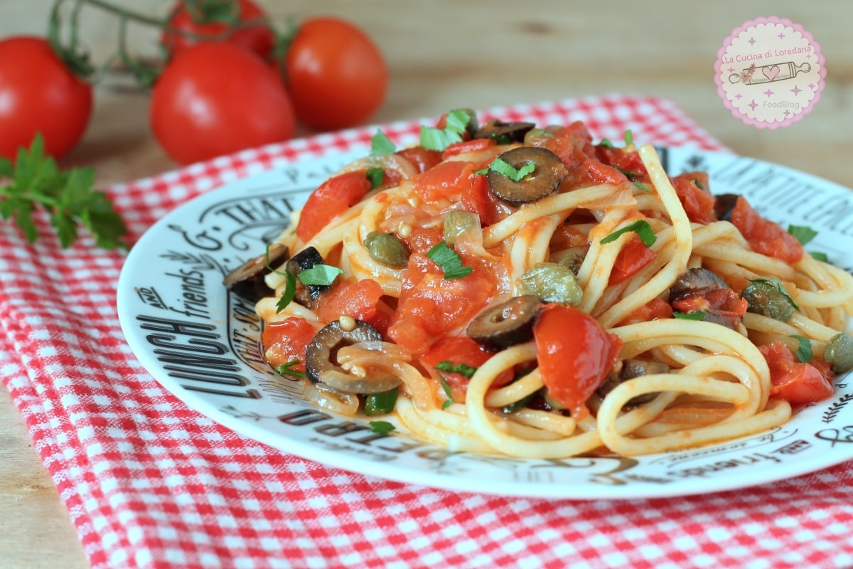 PASTA ALLA PUTTANESCA, um prato principal de dar água na boca